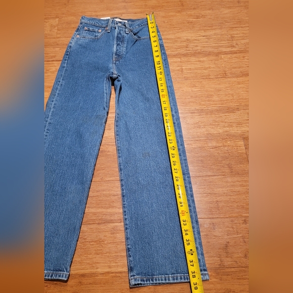 Levi's Premium RIBCAGE STRAIGHT ANKLE WOMEN'S JEANS Size 25 - Picture 6 of 11